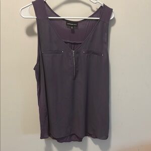 Fortune + Ivy  Purple Sleeveless Tank Top XXL